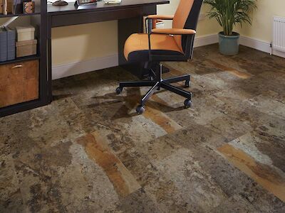 Stylish and Affordable Home Office Flooring